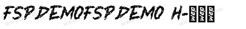 FSP DEMOFSP DEMO   H字体转换